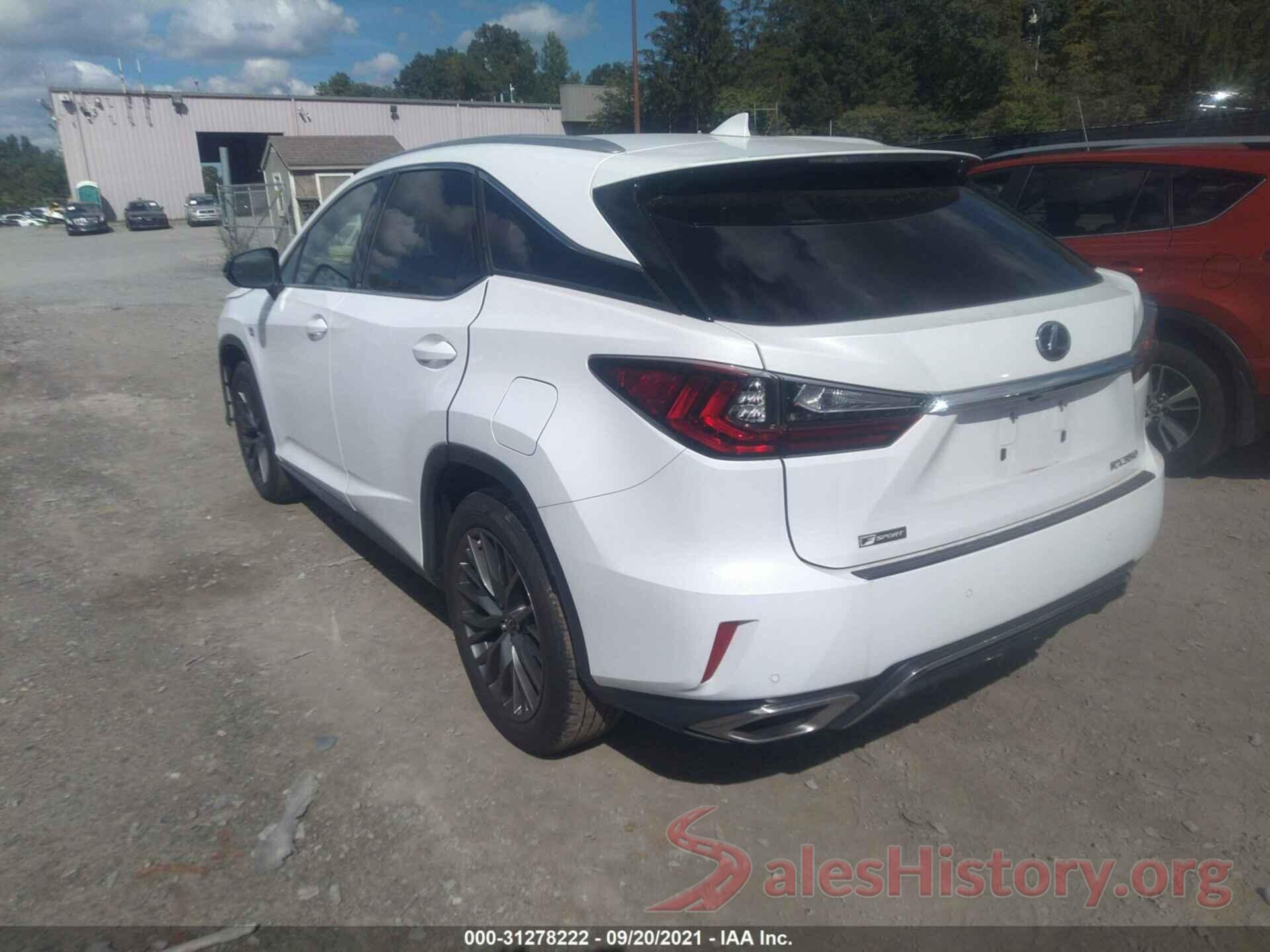 2T2BZMCA3KC193257 2019 LEXUS RX