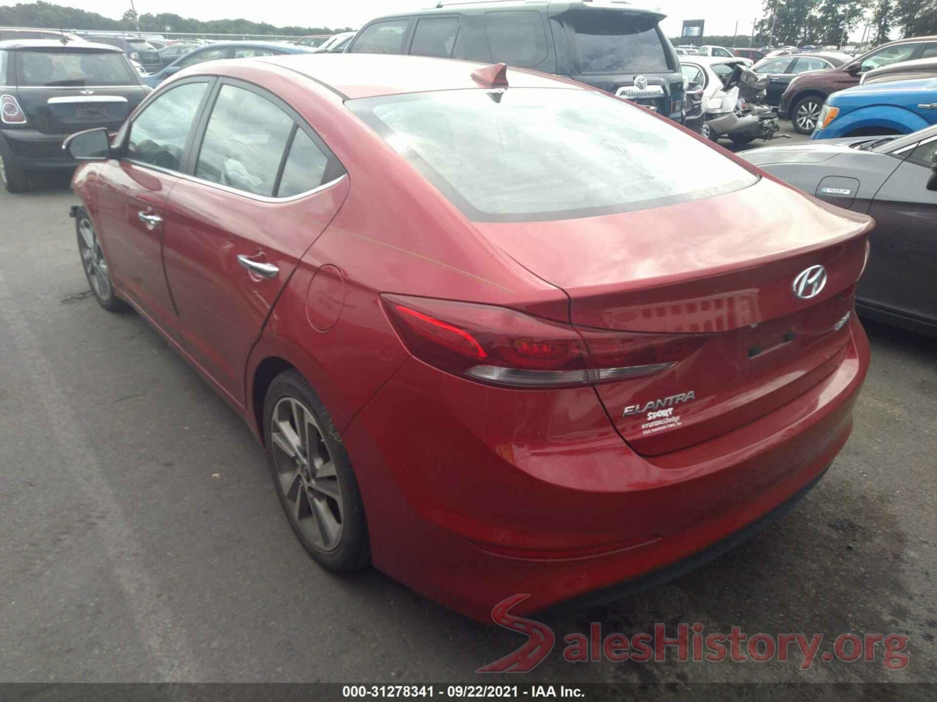 5NPD84LF4HH107102 2017 HYUNDAI ELANTRA