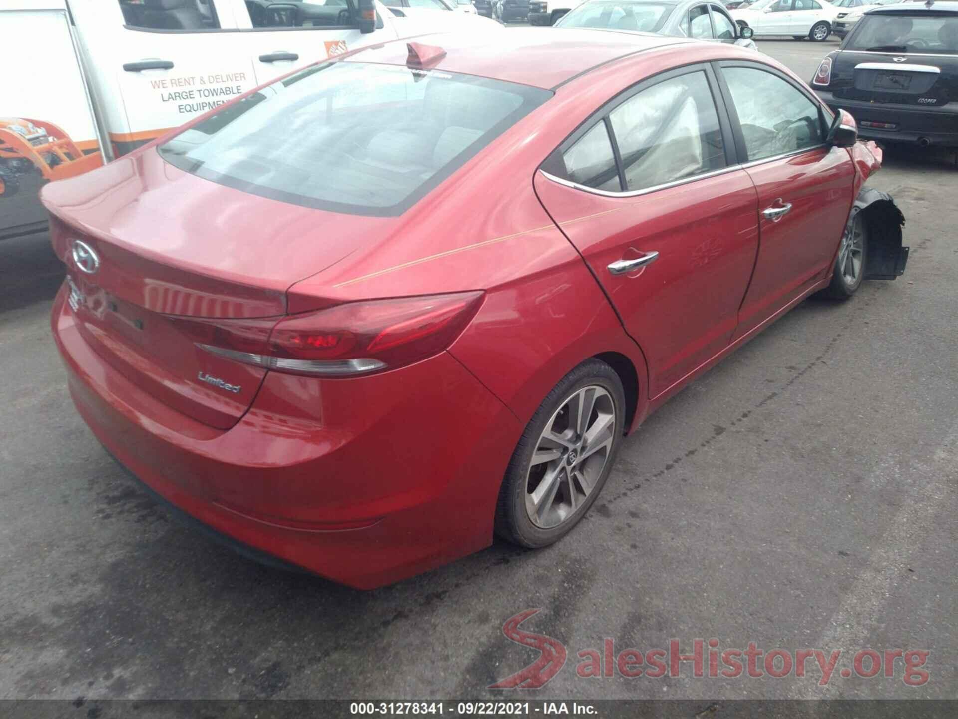 5NPD84LF4HH107102 2017 HYUNDAI ELANTRA