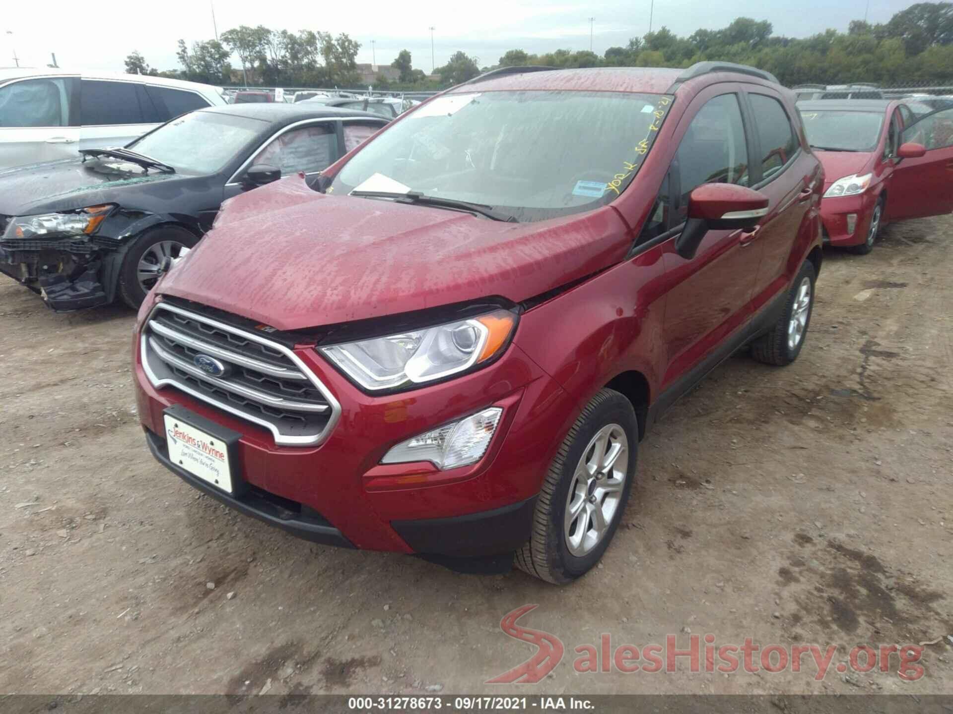 MAJ3P1TE7JC196711 2018 FORD ECOSPORT