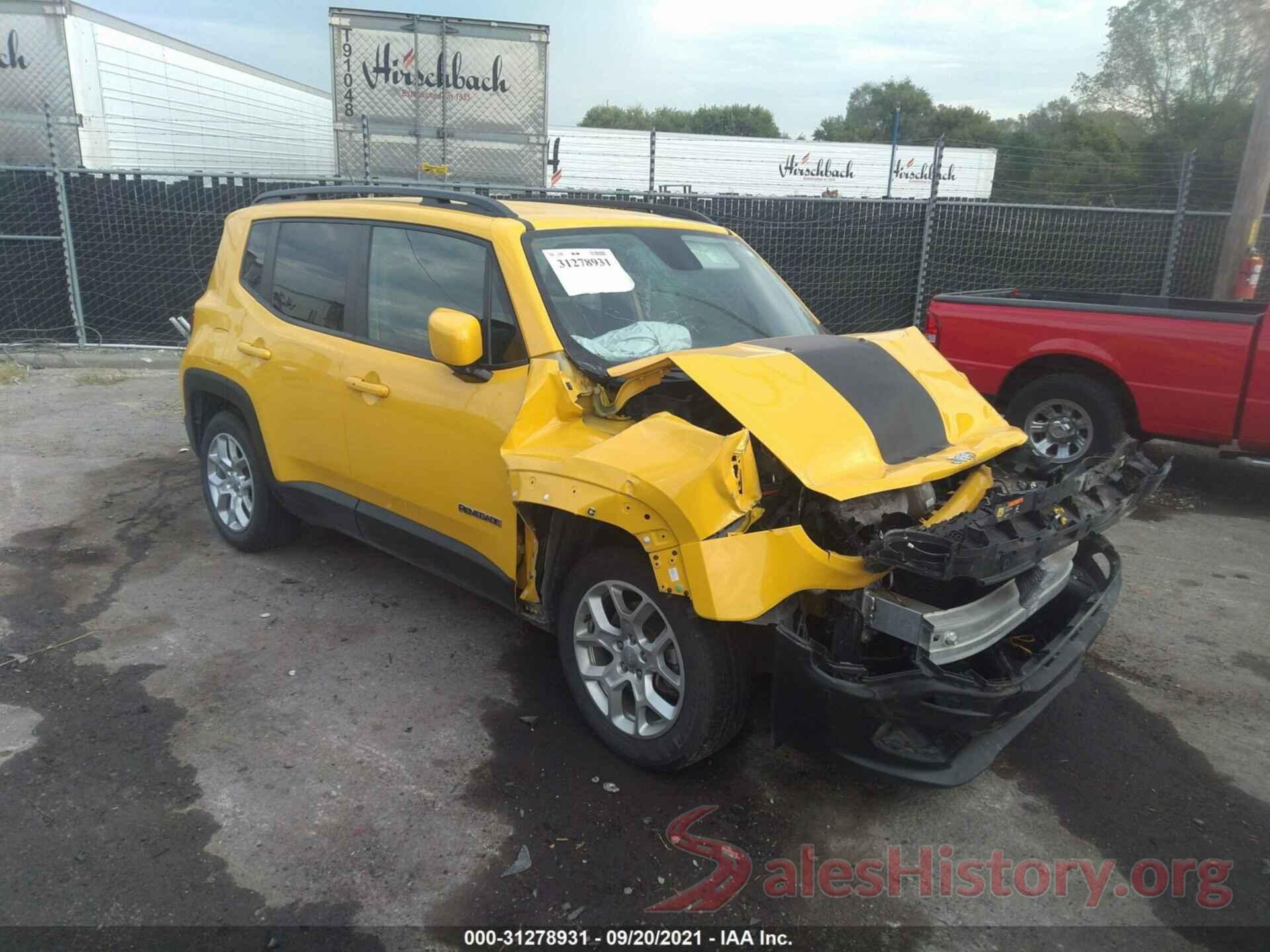 ZACCJABT9GPE16494 2016 JEEP RENEGADE