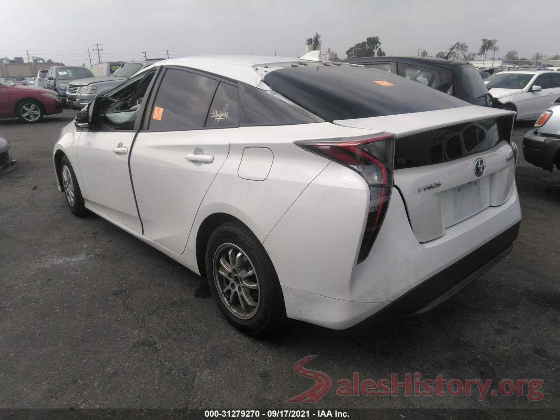 JTDKBRFUXH3042901 2017 TOYOTA PRIUS