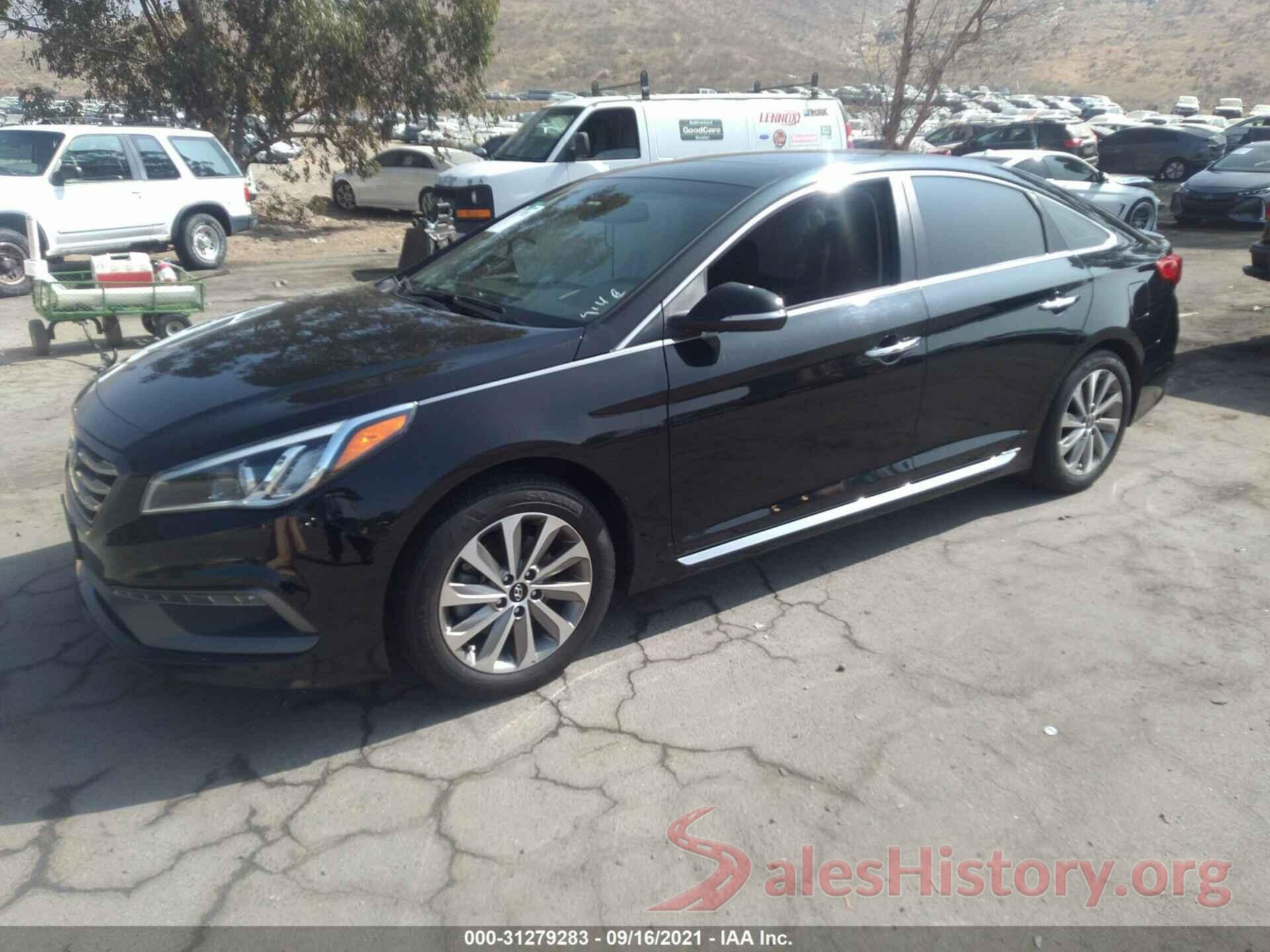 5NPE34AF4HH542384 2017 HYUNDAI SONATA