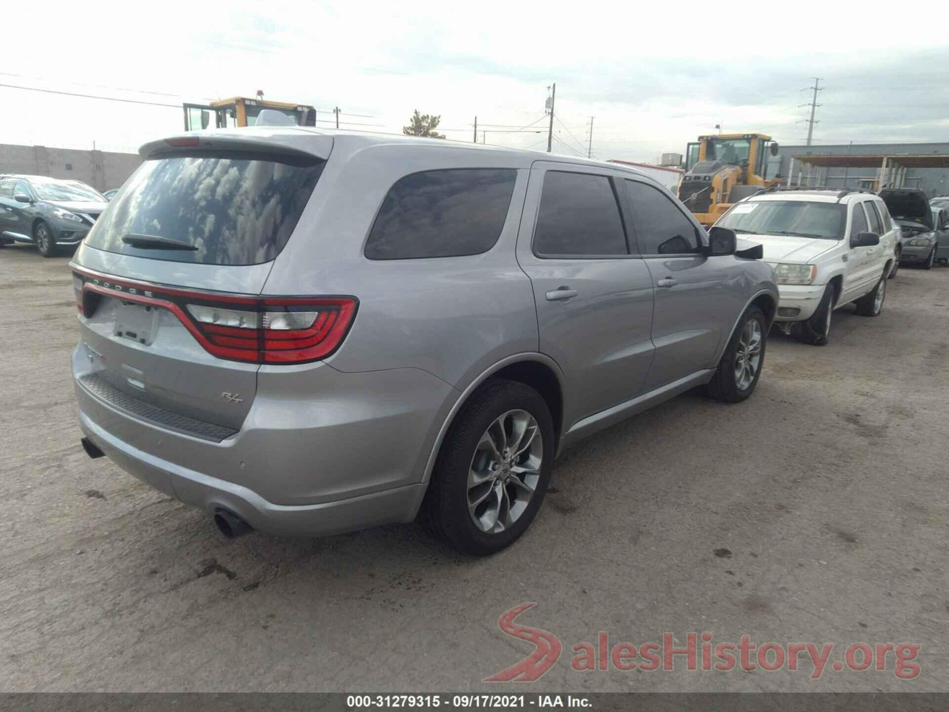 1C4SDJCT3KC599129 2019 DODGE DURANGO