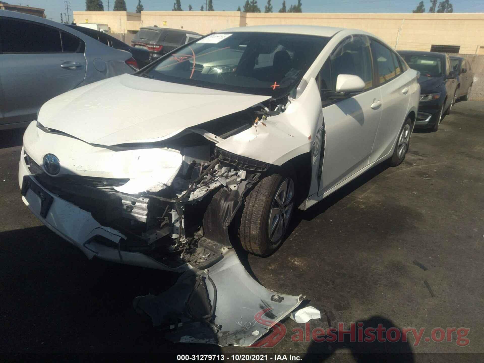 JTDKBRFU7J3588559 2018 TOYOTA PRIUS