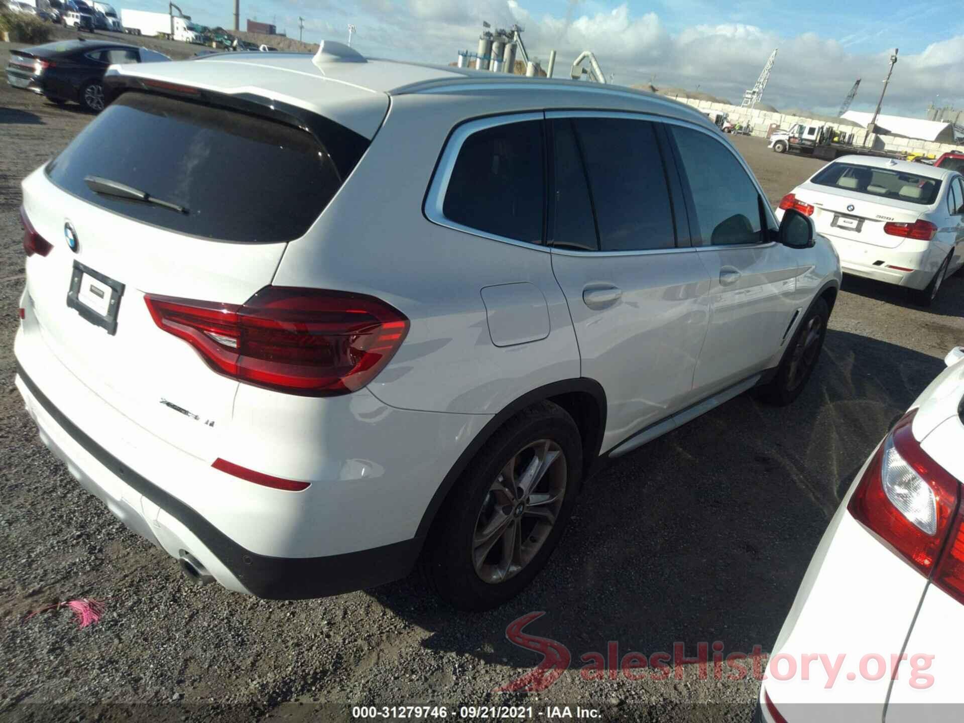 5UXTY5C07M9H10417 2021 BMW X3