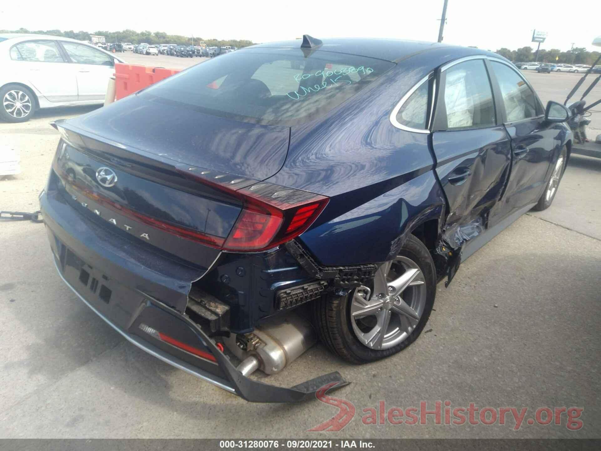 5NPEG4JA9LH060866 2020 HYUNDAI SONATA