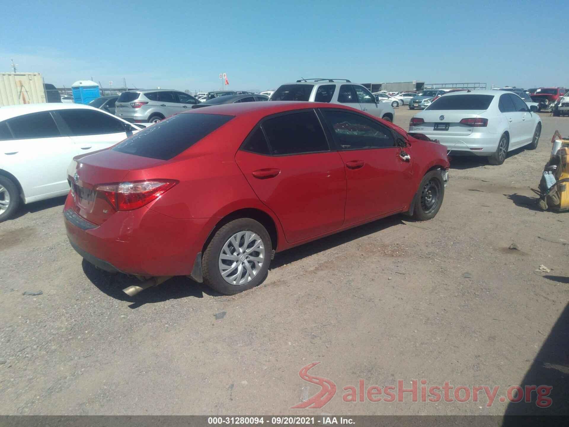 2T1BURHE6HC813605 2017 TOYOTA COROLLA