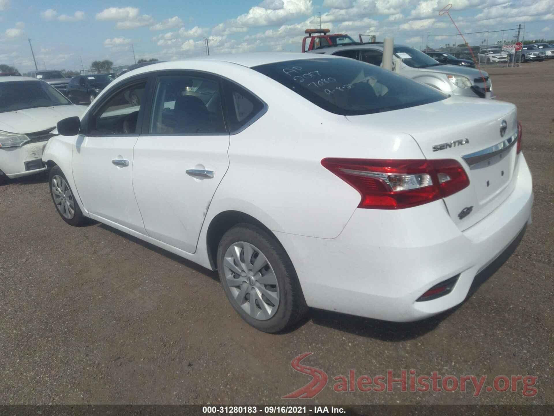 3N1AB7AP7HY227080 2017 NISSAN SENTRA