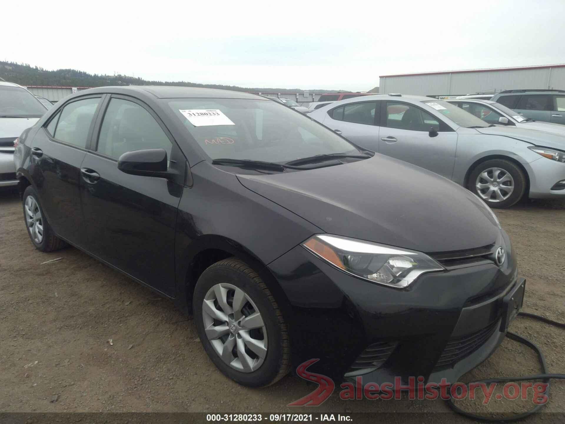 2T1BURHE7GC678276 2016 TOYOTA COROLLA