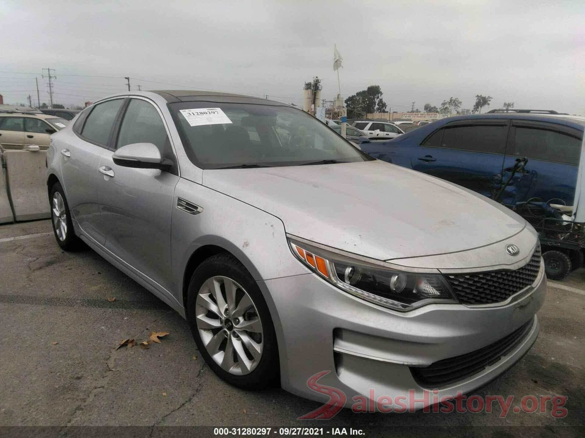 5XXGU4L3XGG005604 2016 KIA OPTIMA