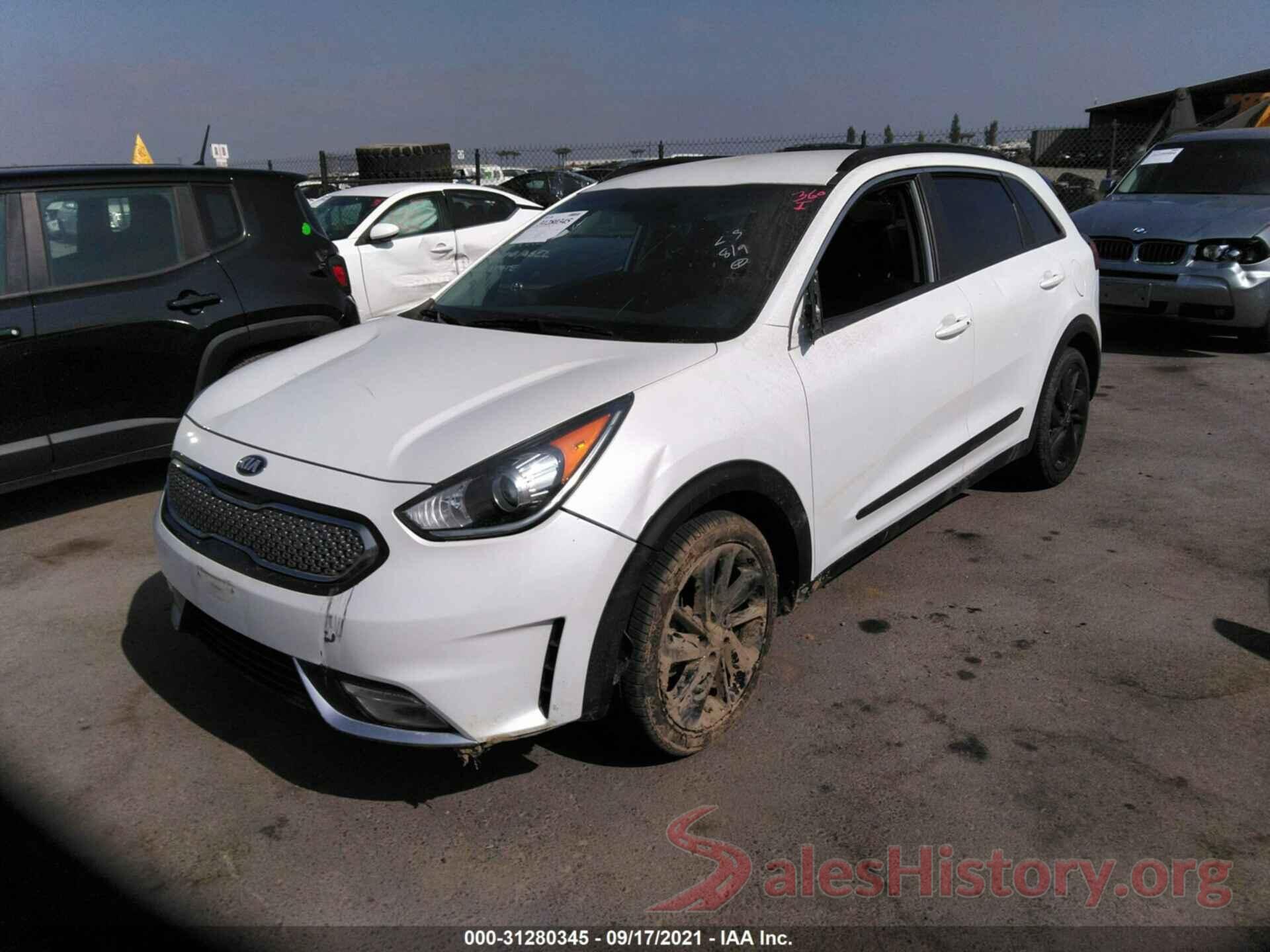 KNDCC3LC0K5256057 2019 KIA NIRO