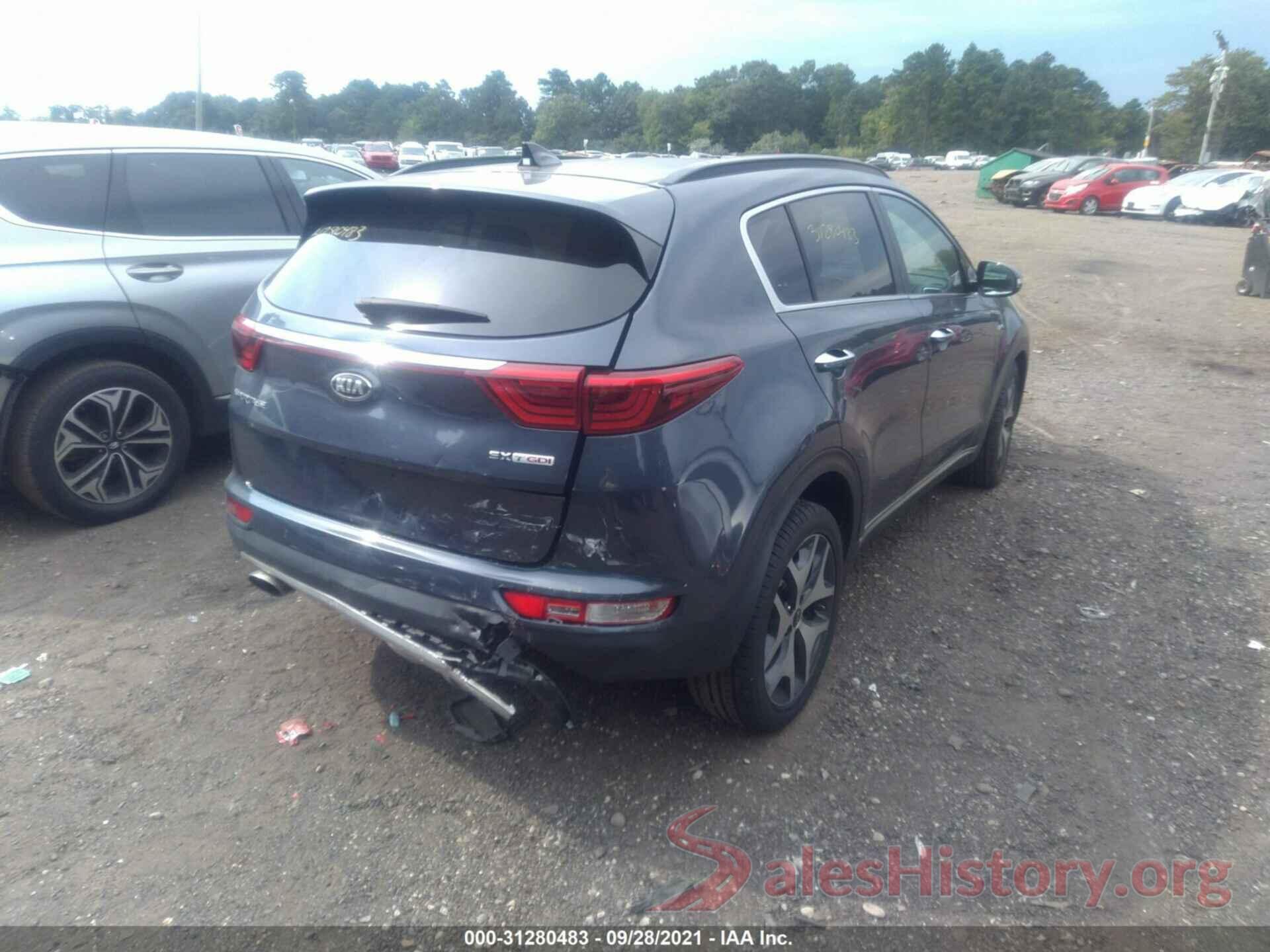 KNDPRCA6XK7516143 2019 KIA SPORTAGE