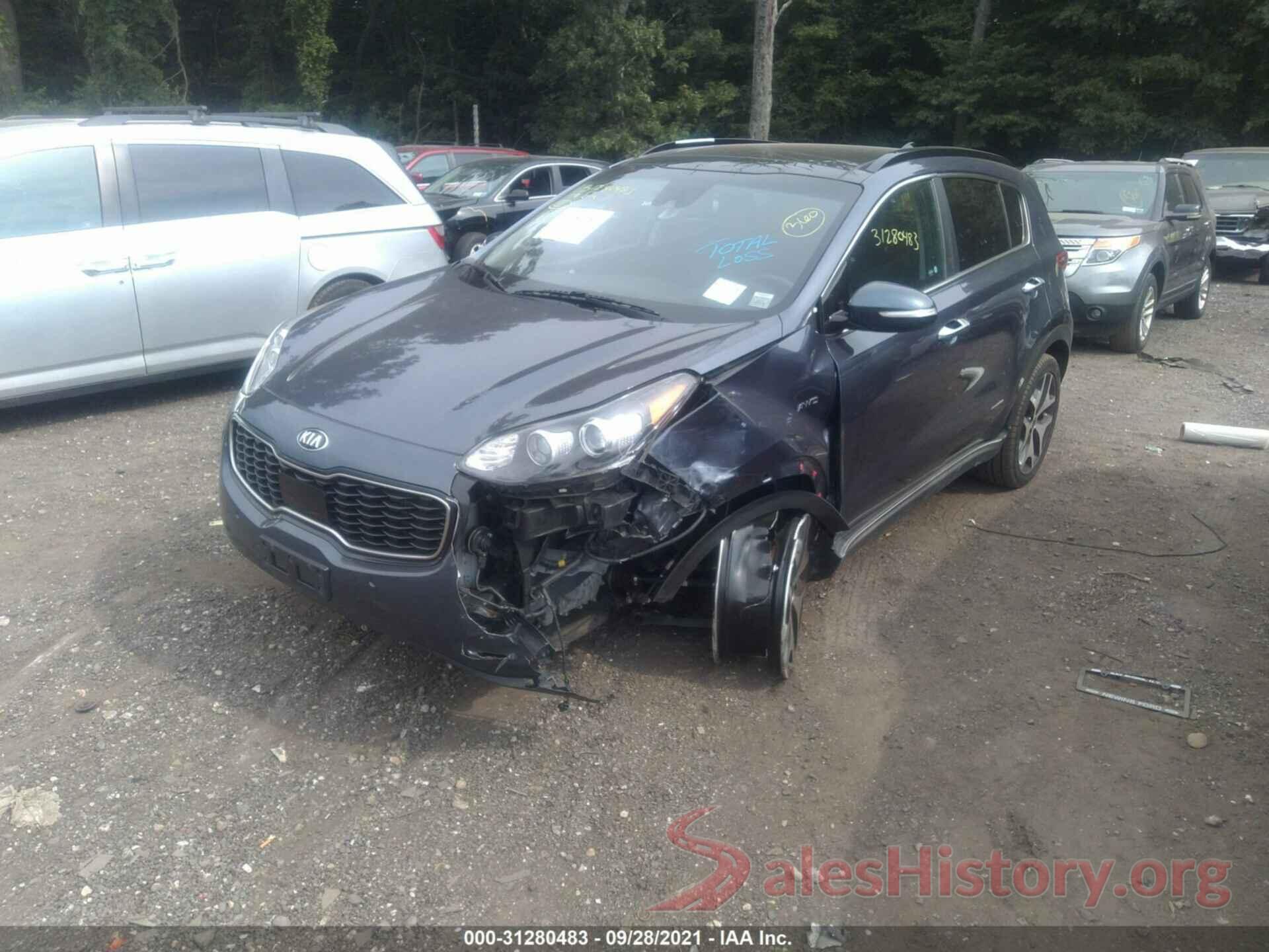 KNDPRCA6XK7516143 2019 KIA SPORTAGE