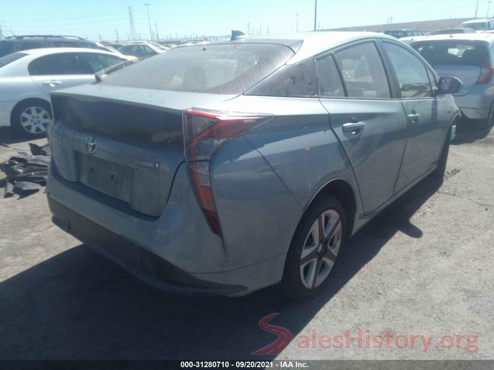 JTDKARFU1G3012381 2016 TOYOTA PRIUS