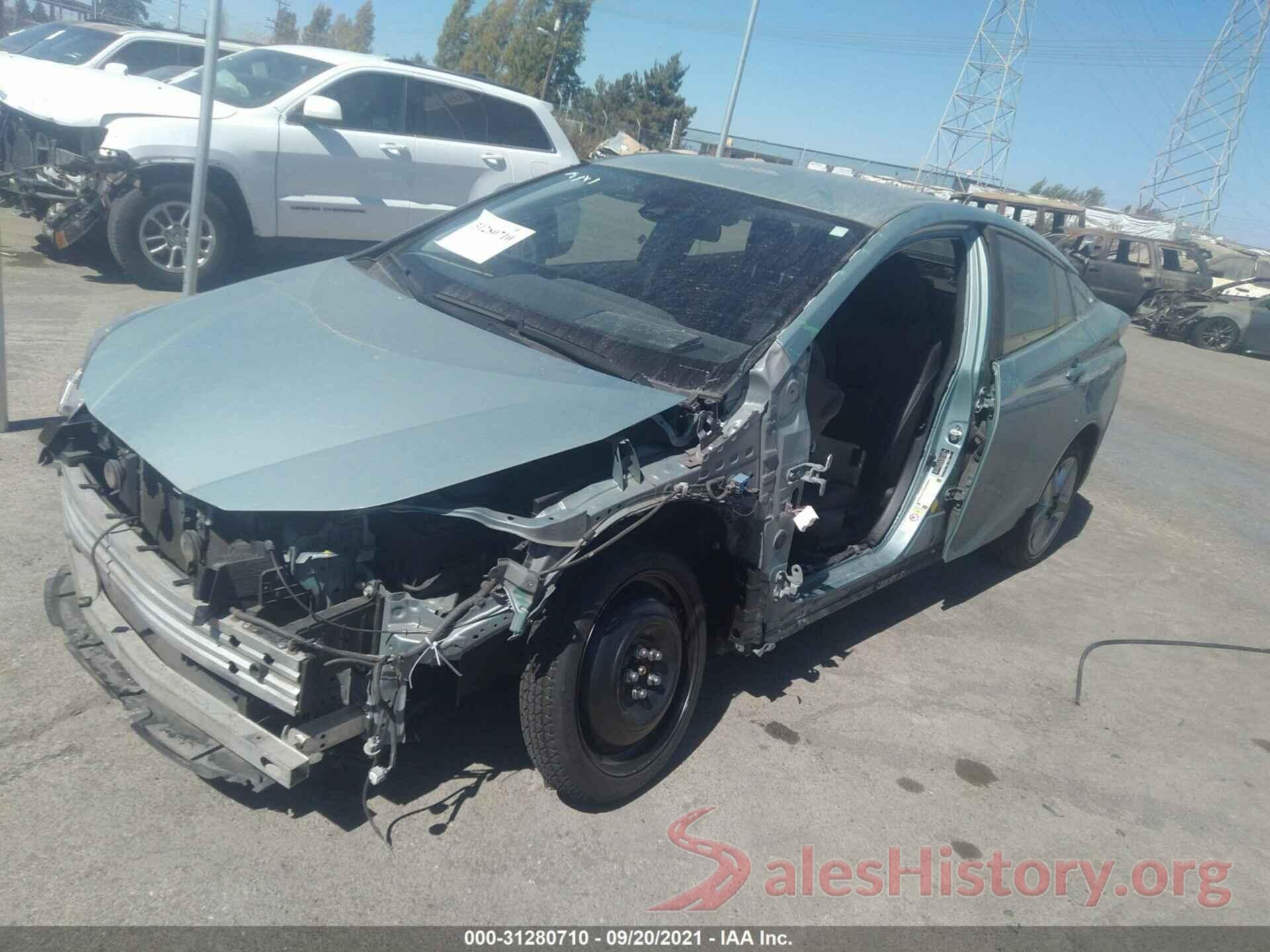 JTDKARFU1G3012381 2016 TOYOTA PRIUS