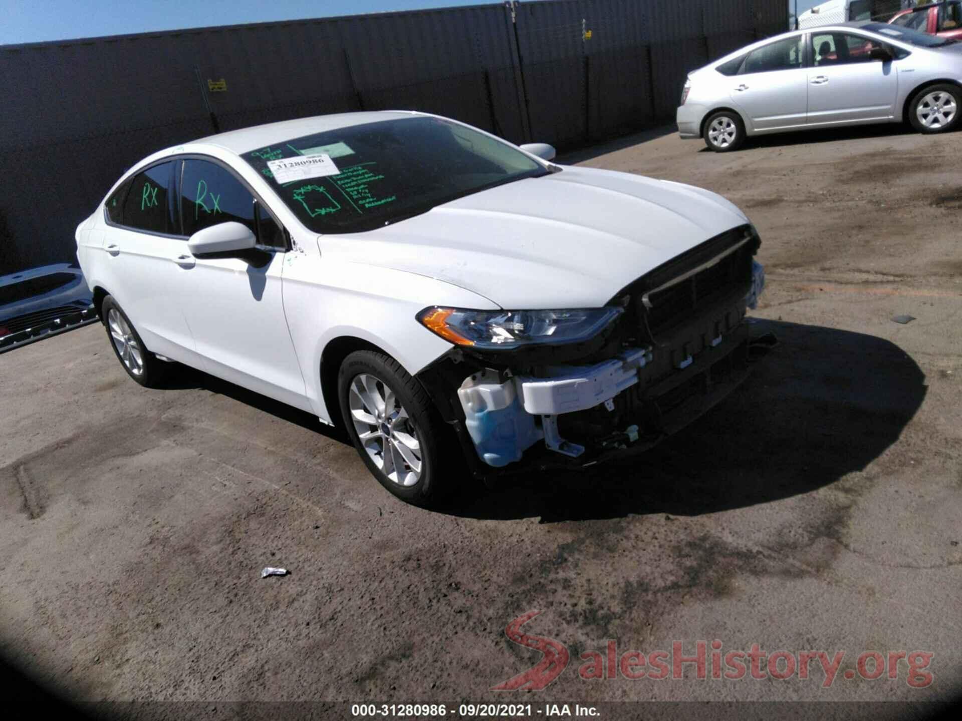 3FA6P0HD6KR134730 2019 FORD FUSION