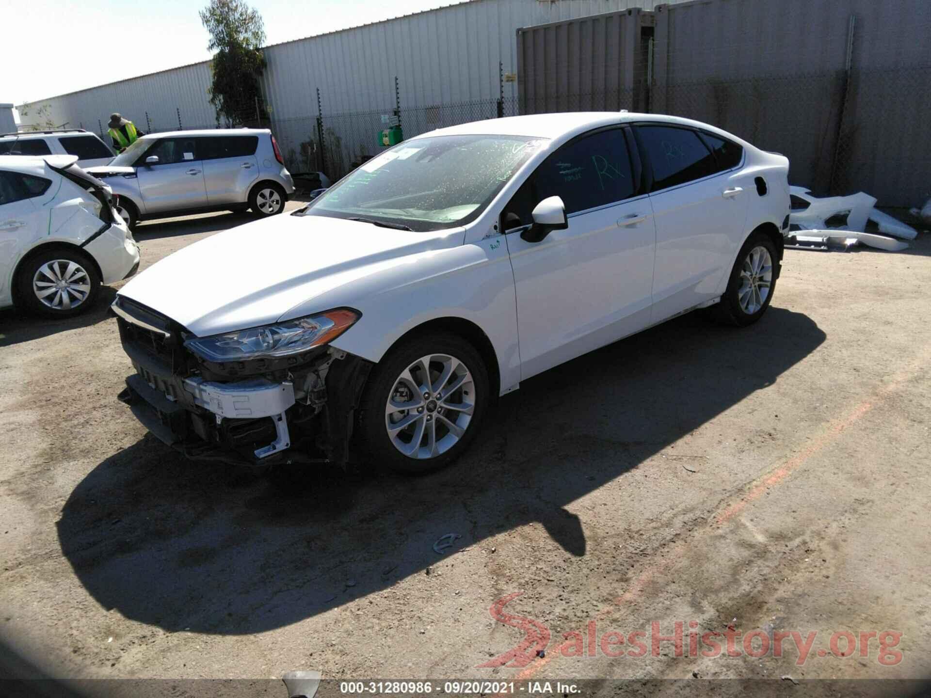 3FA6P0HD6KR134730 2019 FORD FUSION