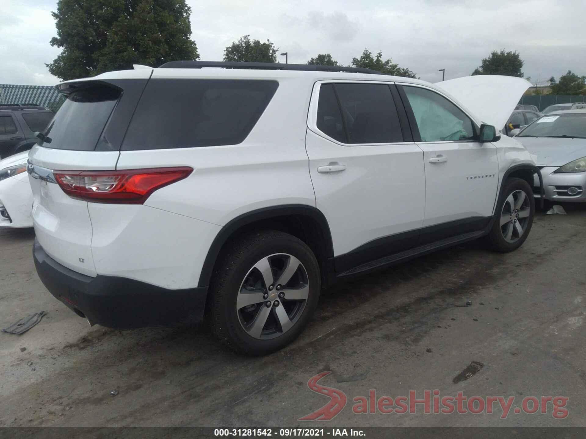 1GNERHKW0MJ157742 2021 CHEVROLET TRAVERSE