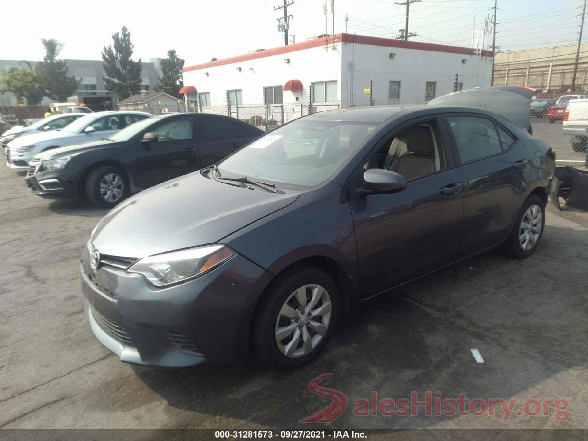 5YFBURHE5GP460000 2016 TOYOTA COROLLA