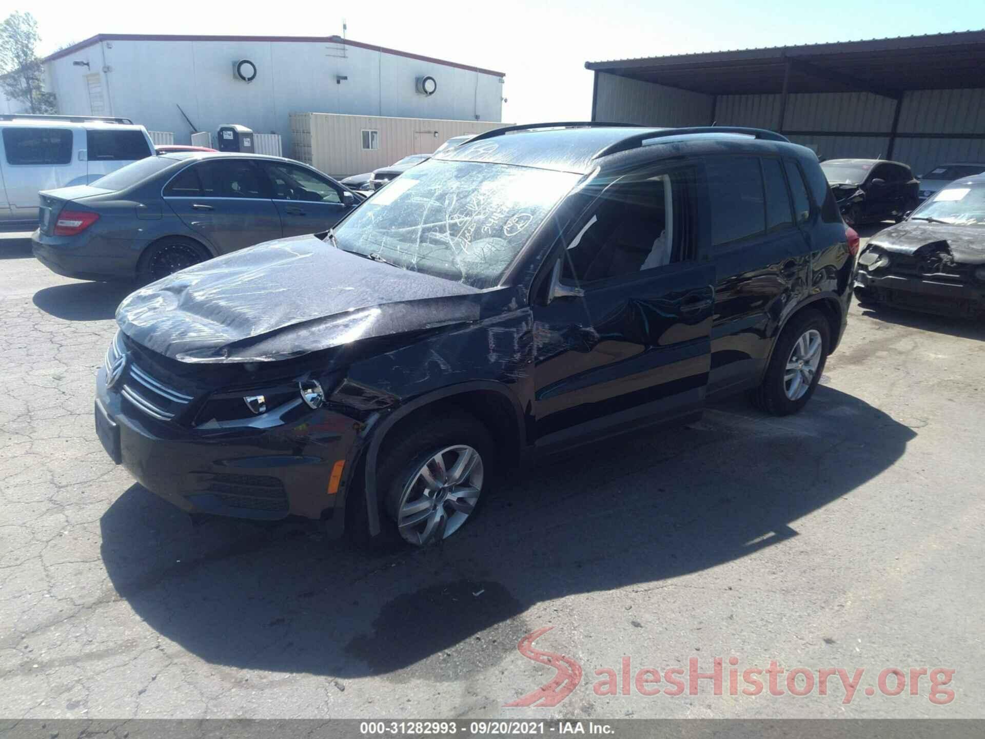 WVGAV7AX8GW565478 2016 VOLKSWAGEN TIGUAN