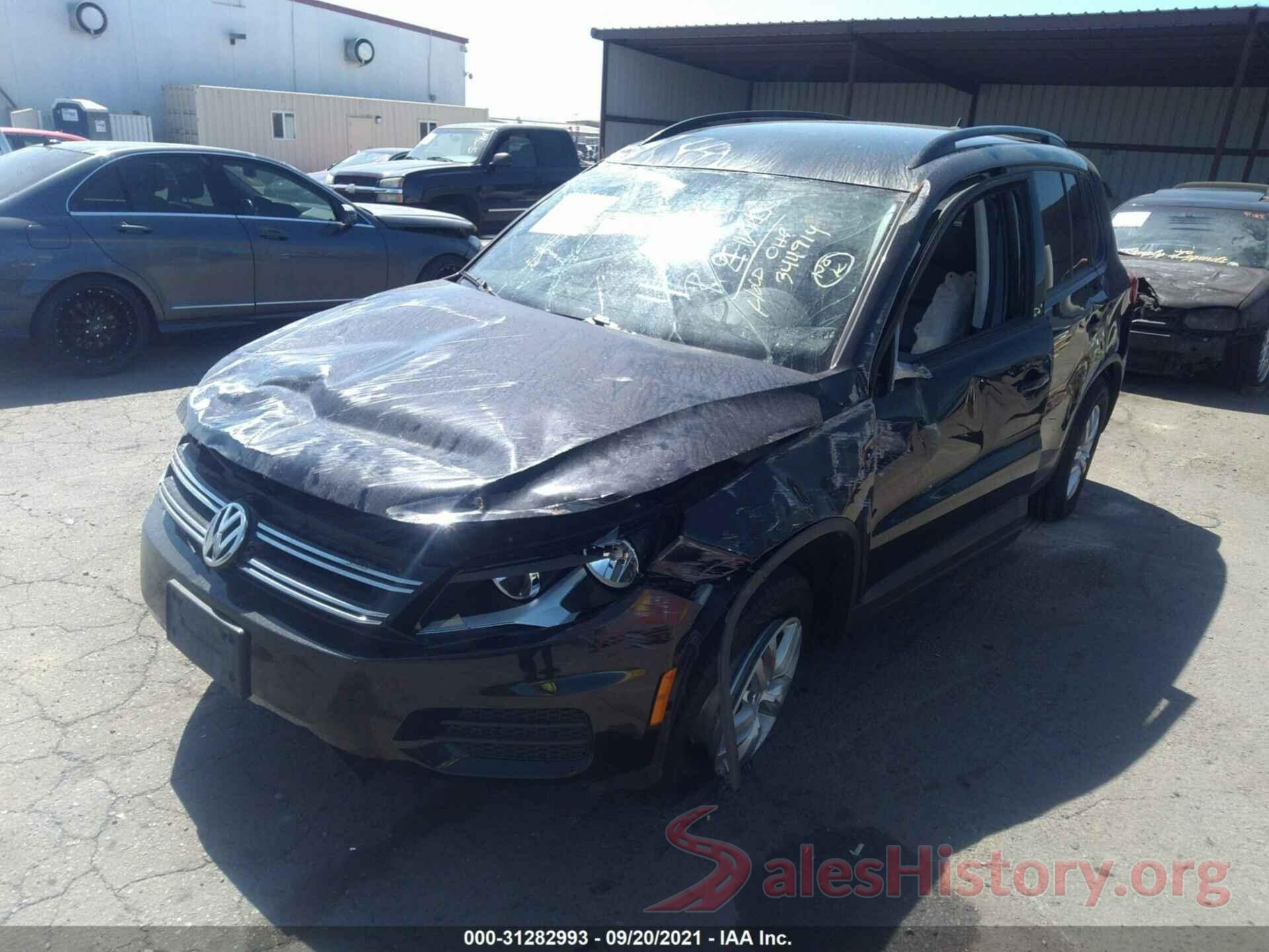 WVGAV7AX8GW565478 2016 VOLKSWAGEN TIGUAN