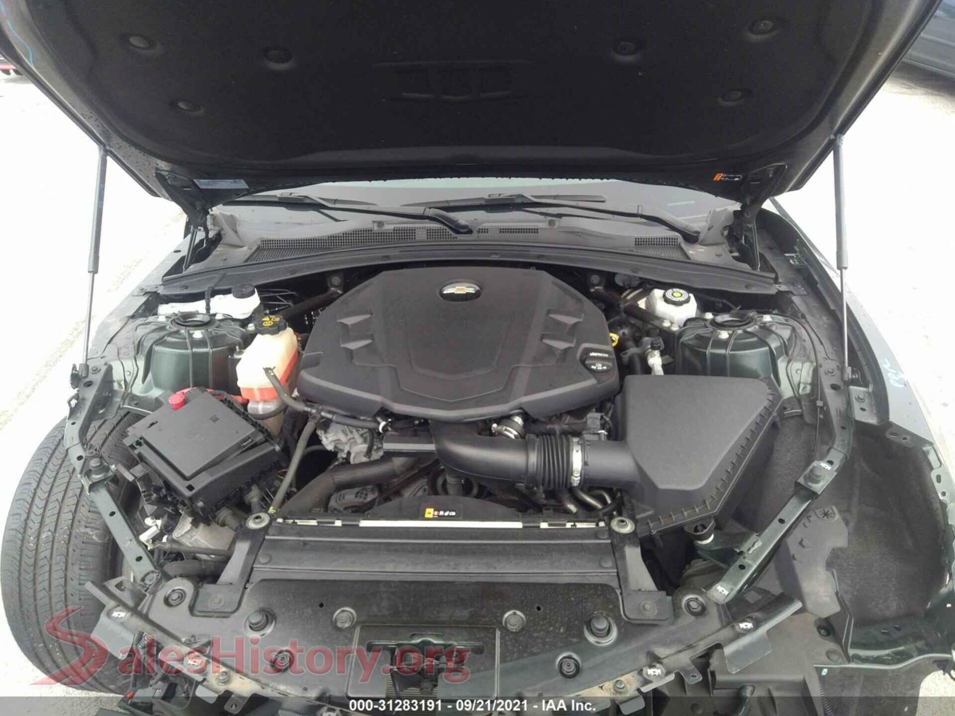 2020 CHEVROLET CAMARO VIN 1G1FB3DS6L0107259, interior dashboard
