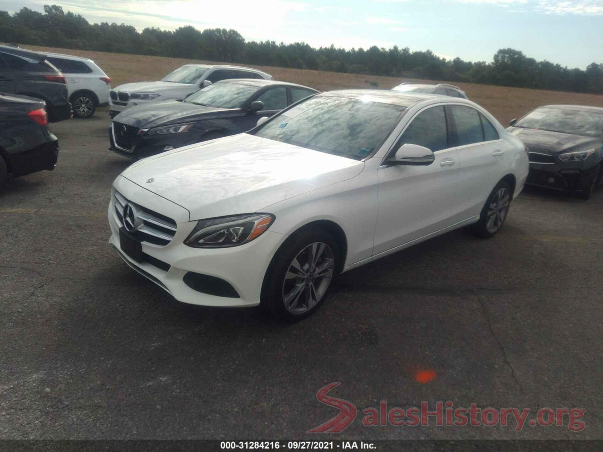 WDDWF4KB0JR323837 2018 MERCEDES-BENZ C-CLASS