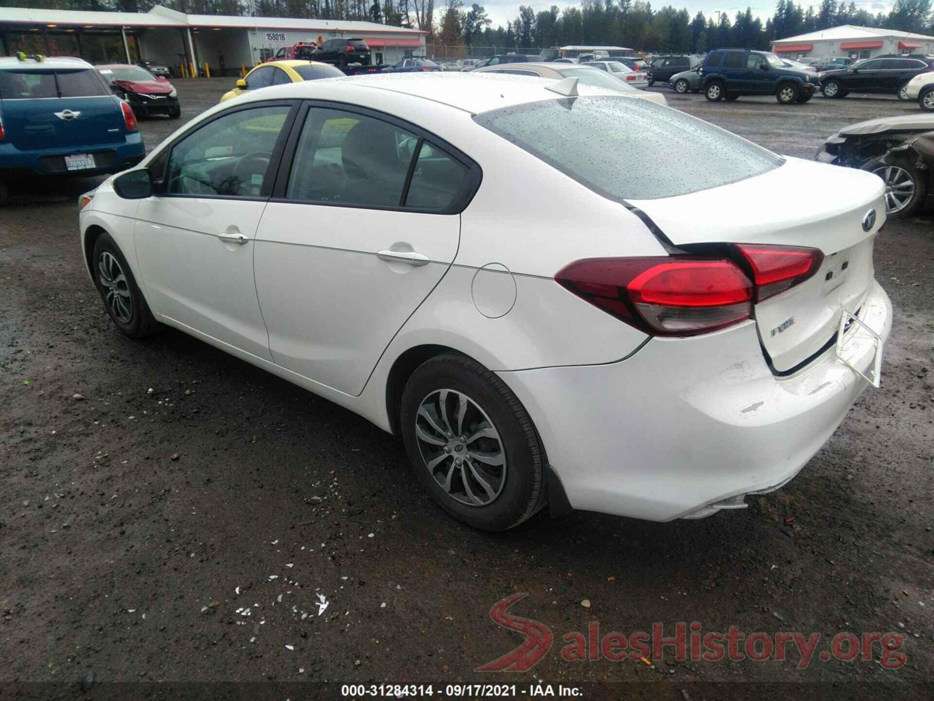 3KPFK4A77HE138242 2017 KIA FORTE