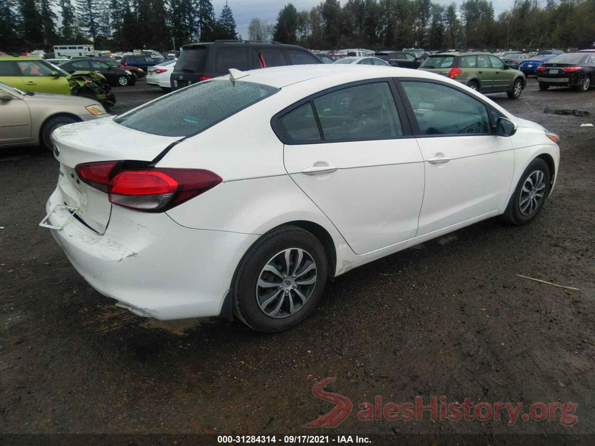 3KPFK4A77HE138242 2017 KIA FORTE