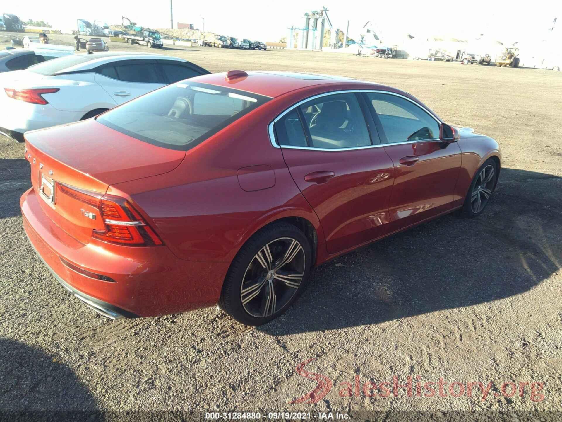 7JRA22TL4KG002541 2019 VOLVO S60