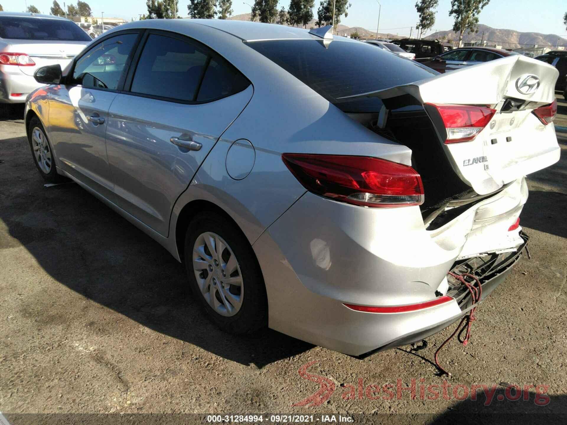 5NPD74LF5JH382650 2018 HYUNDAI ELANTRA