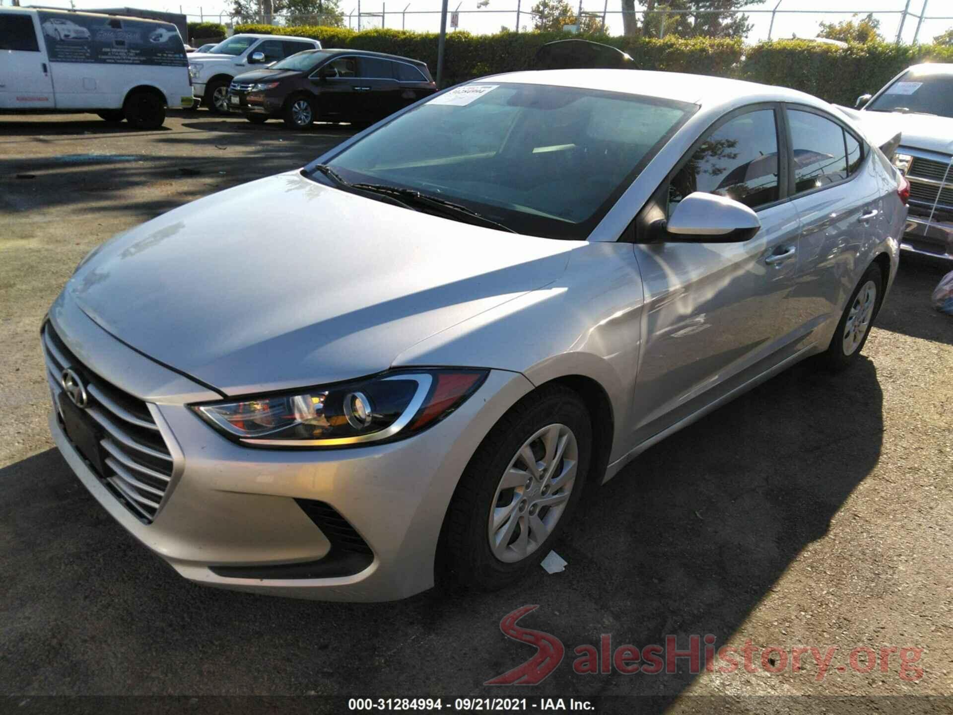 5NPD74LF5JH382650 2018 HYUNDAI ELANTRA