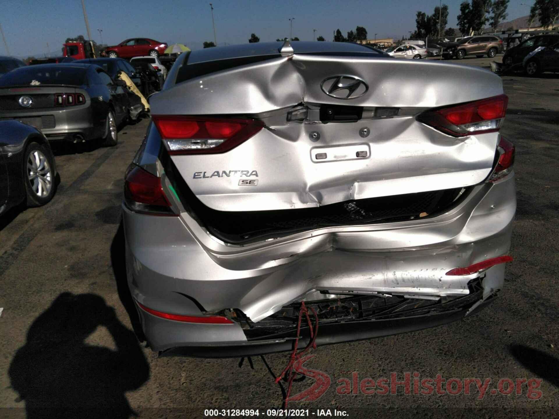 5NPD74LF5JH382650 2018 HYUNDAI ELANTRA