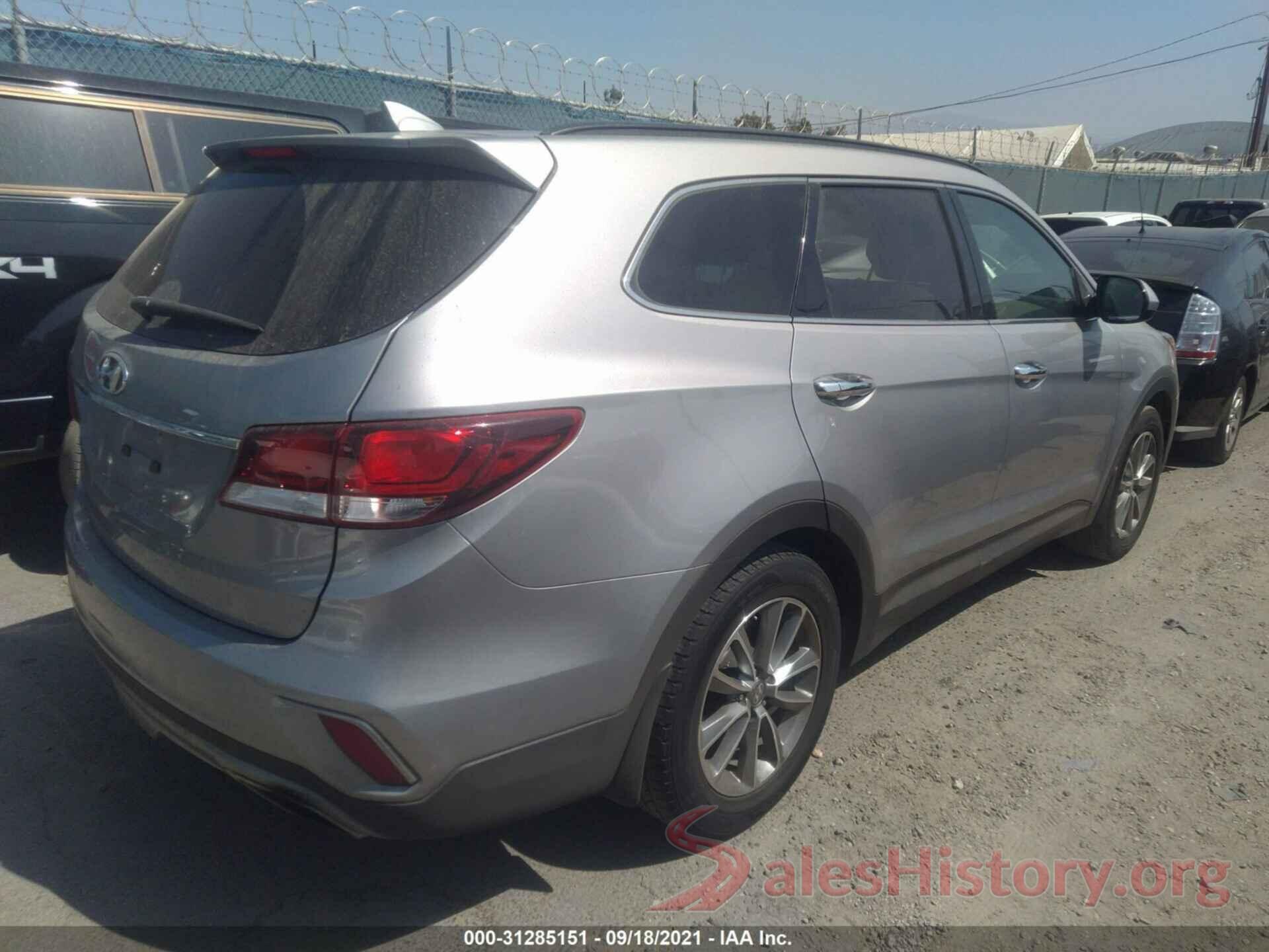 KM8SM4HF6JU260342 2018 HYUNDAI SANTA FE