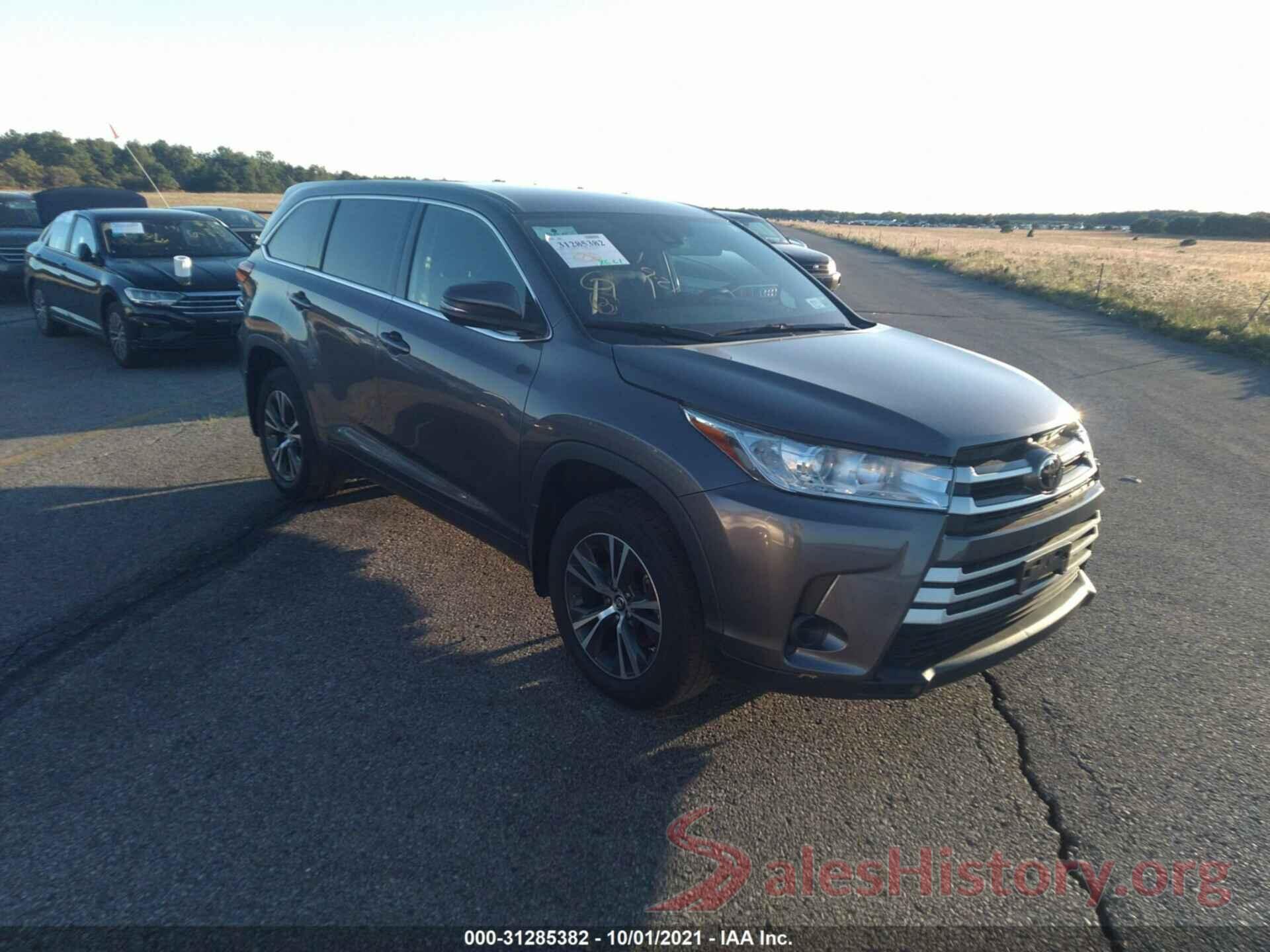 5TDBZRFH9KS709736 2019 TOYOTA HIGHLANDER