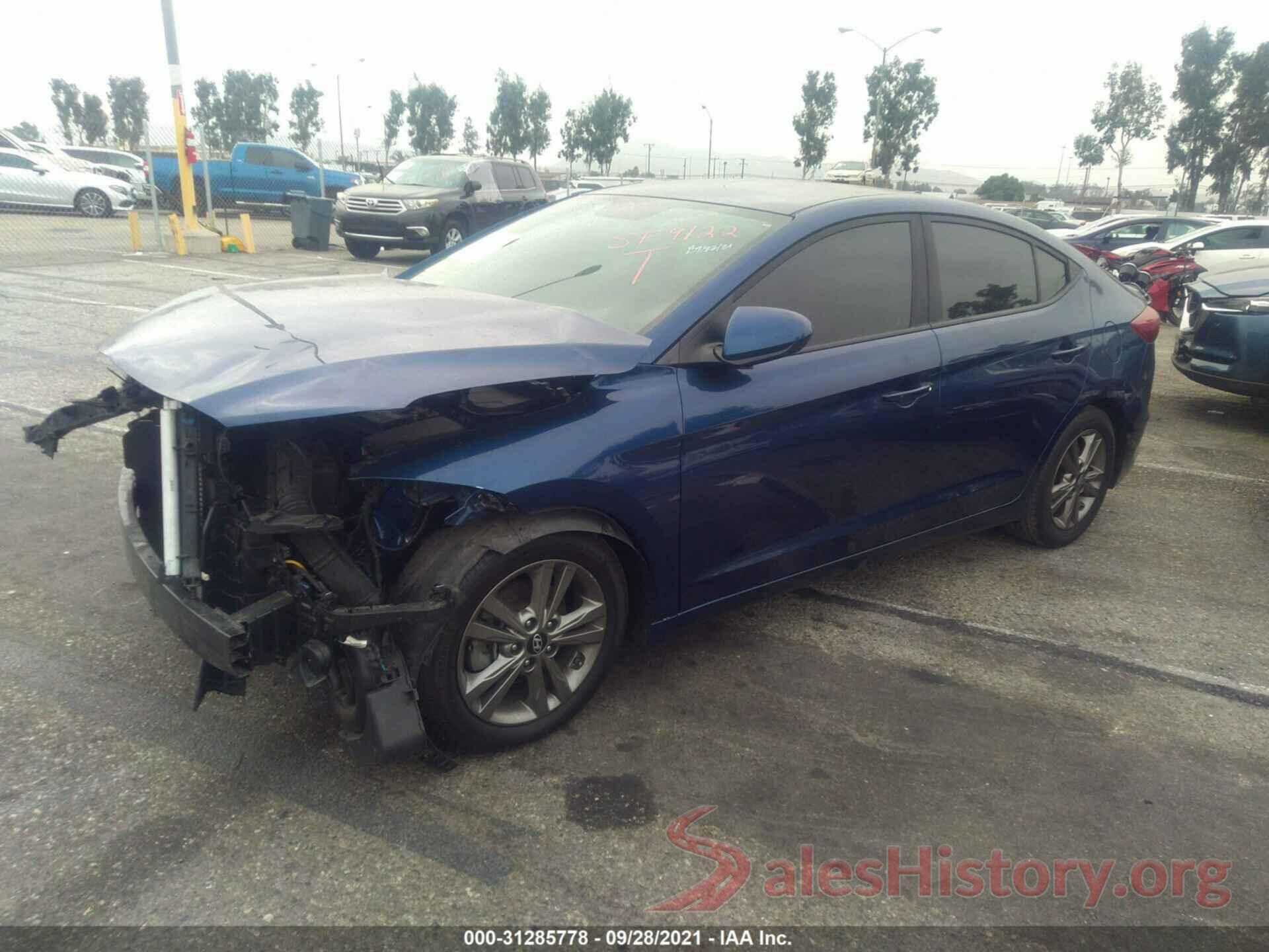 5NPD84LF9JH215074 2018 HYUNDAI ELANTRA