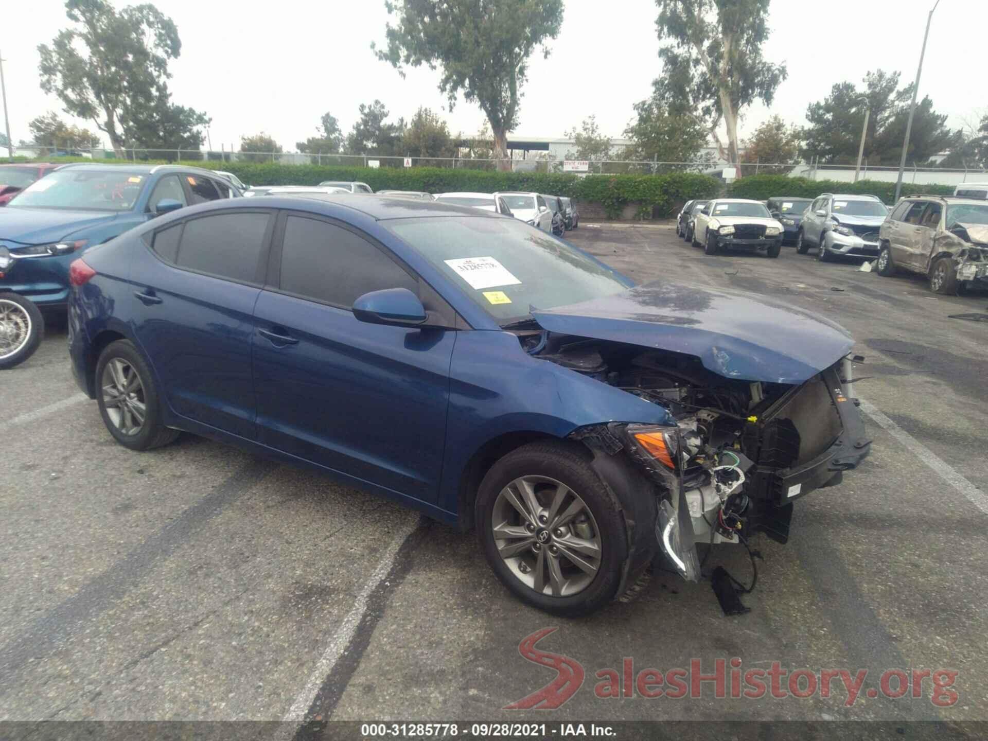 5NPD84LF9JH215074 2018 HYUNDAI ELANTRA