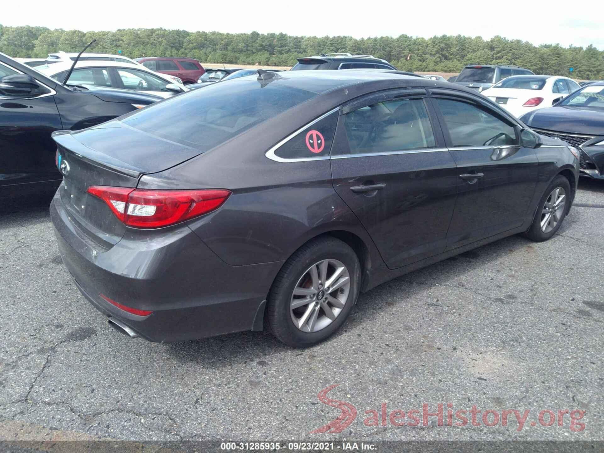 5NPE24AF0GH420347 2016 HYUNDAI SONATA