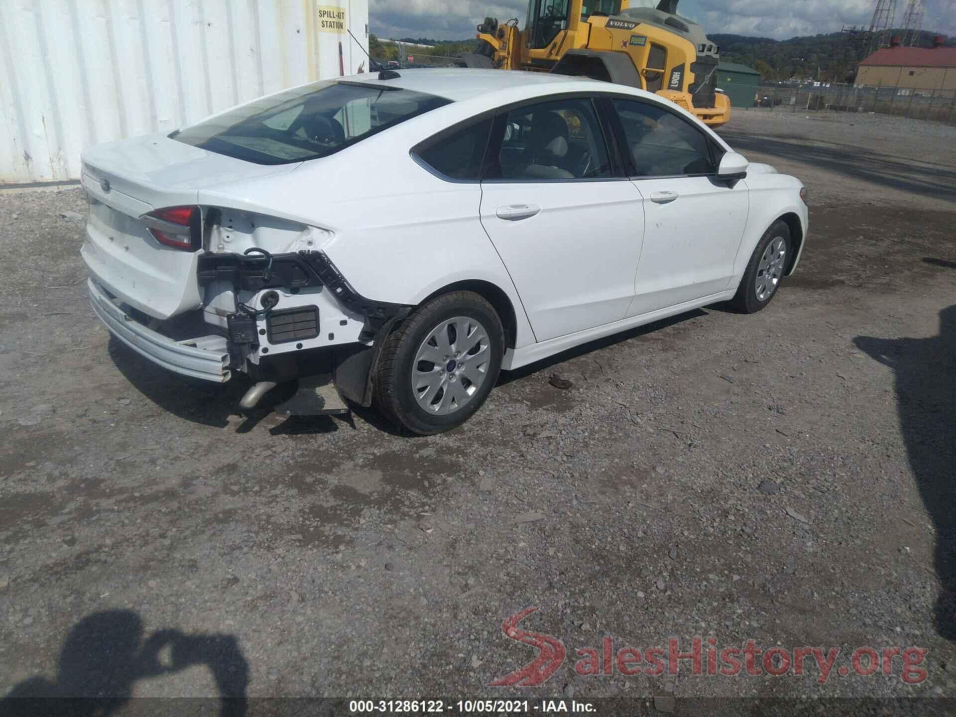 3FA6P0G79KR186168 2019 FORD FUSION