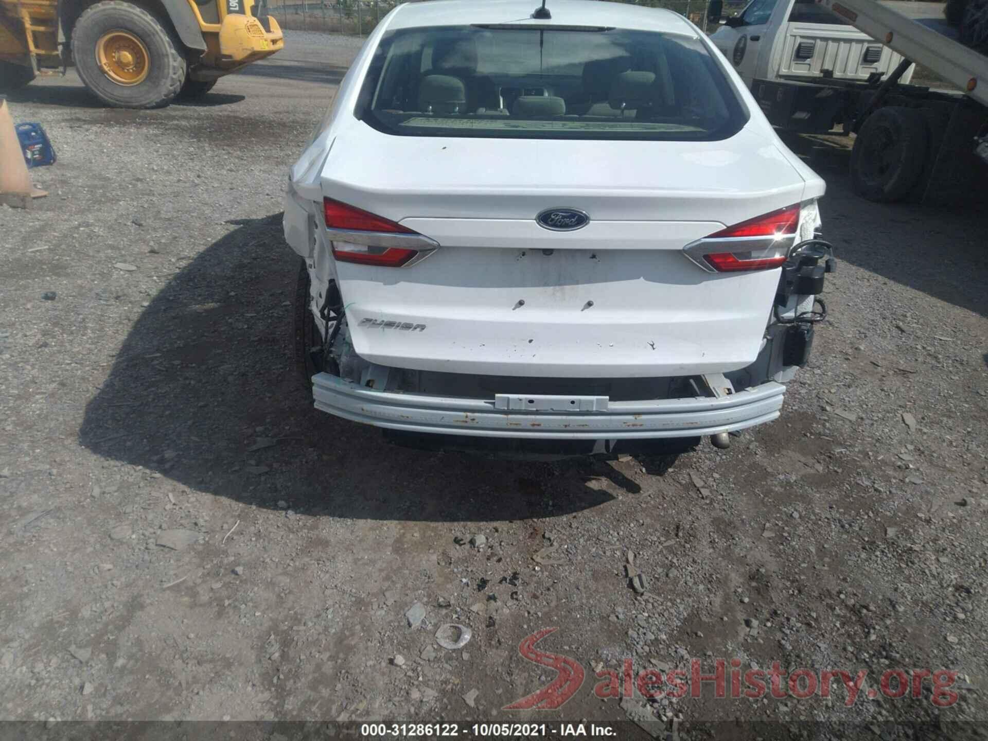 3FA6P0G79KR186168 2019 FORD FUSION