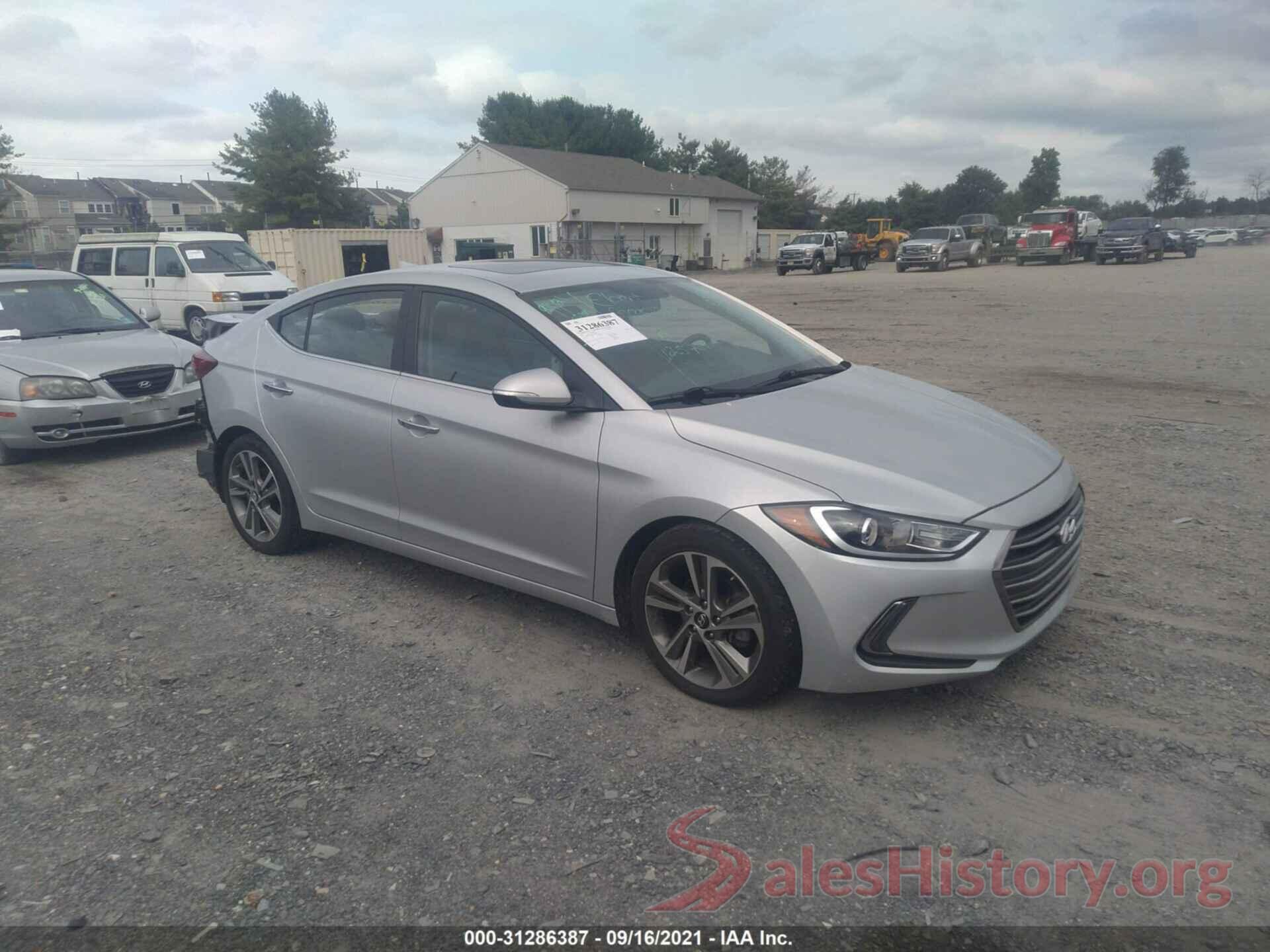 5NPD84LF8HH014390 2017 HYUNDAI ELANTRA