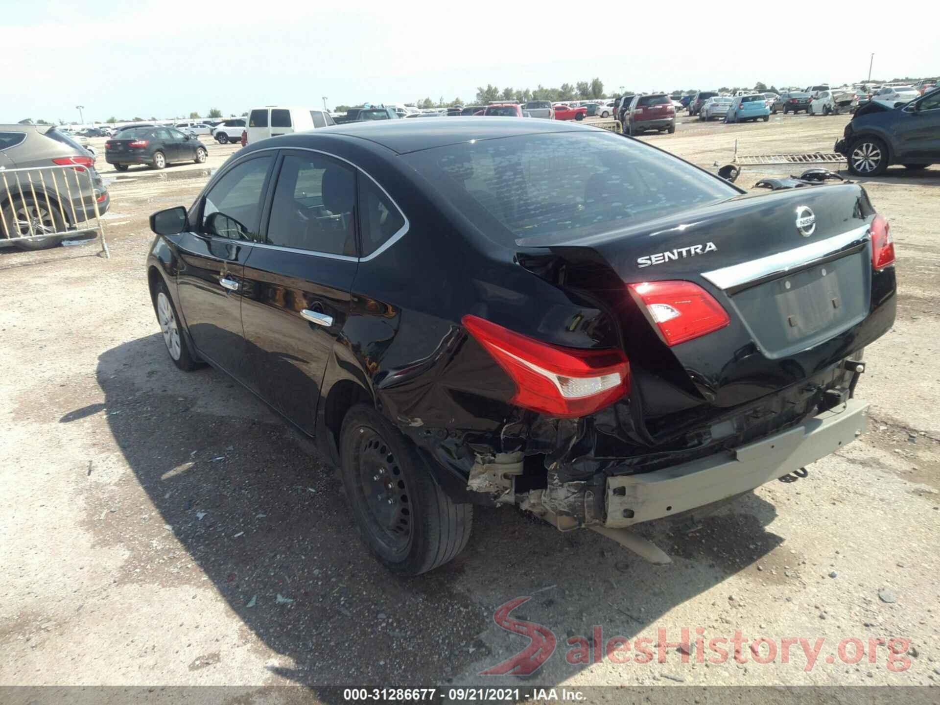 3N1AB7AP6GY307436 2016 NISSAN SENTRA