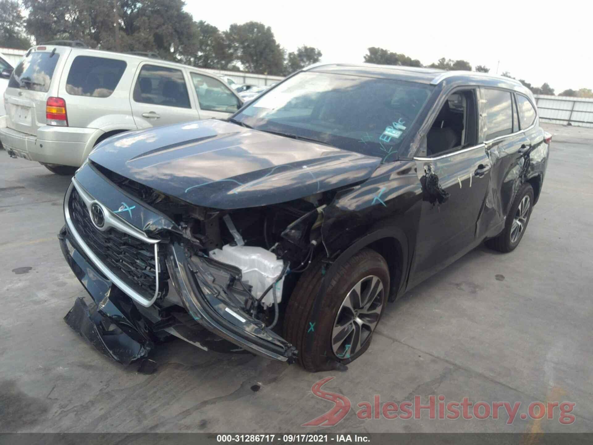 5TDGZRAH5MS064549 2021 TOYOTA HIGHLANDER