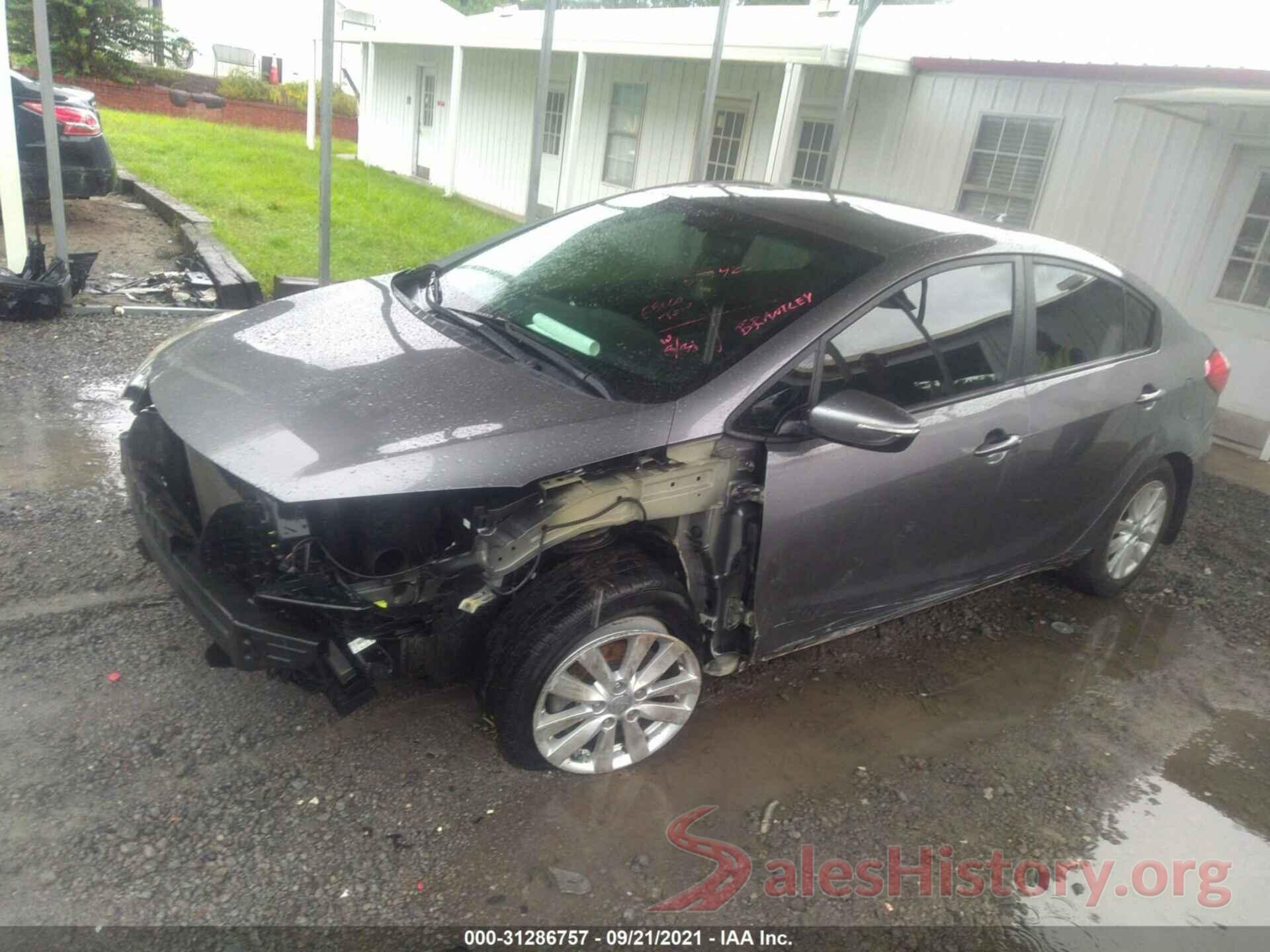 KNAFX4A69G5567043 2016 KIA FORTE