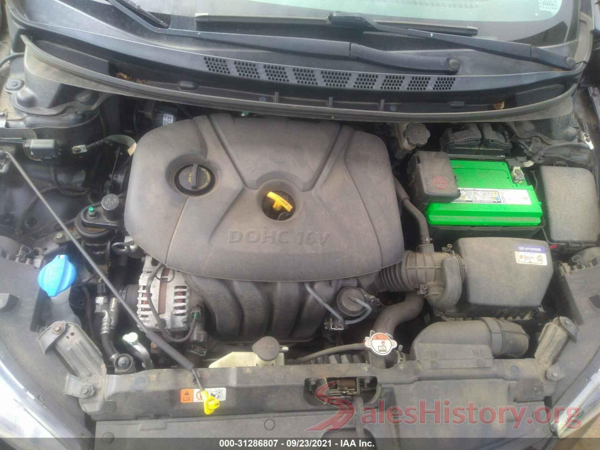 KMHDH4AE0GU592994 2016 HYUNDAI ELANTRA