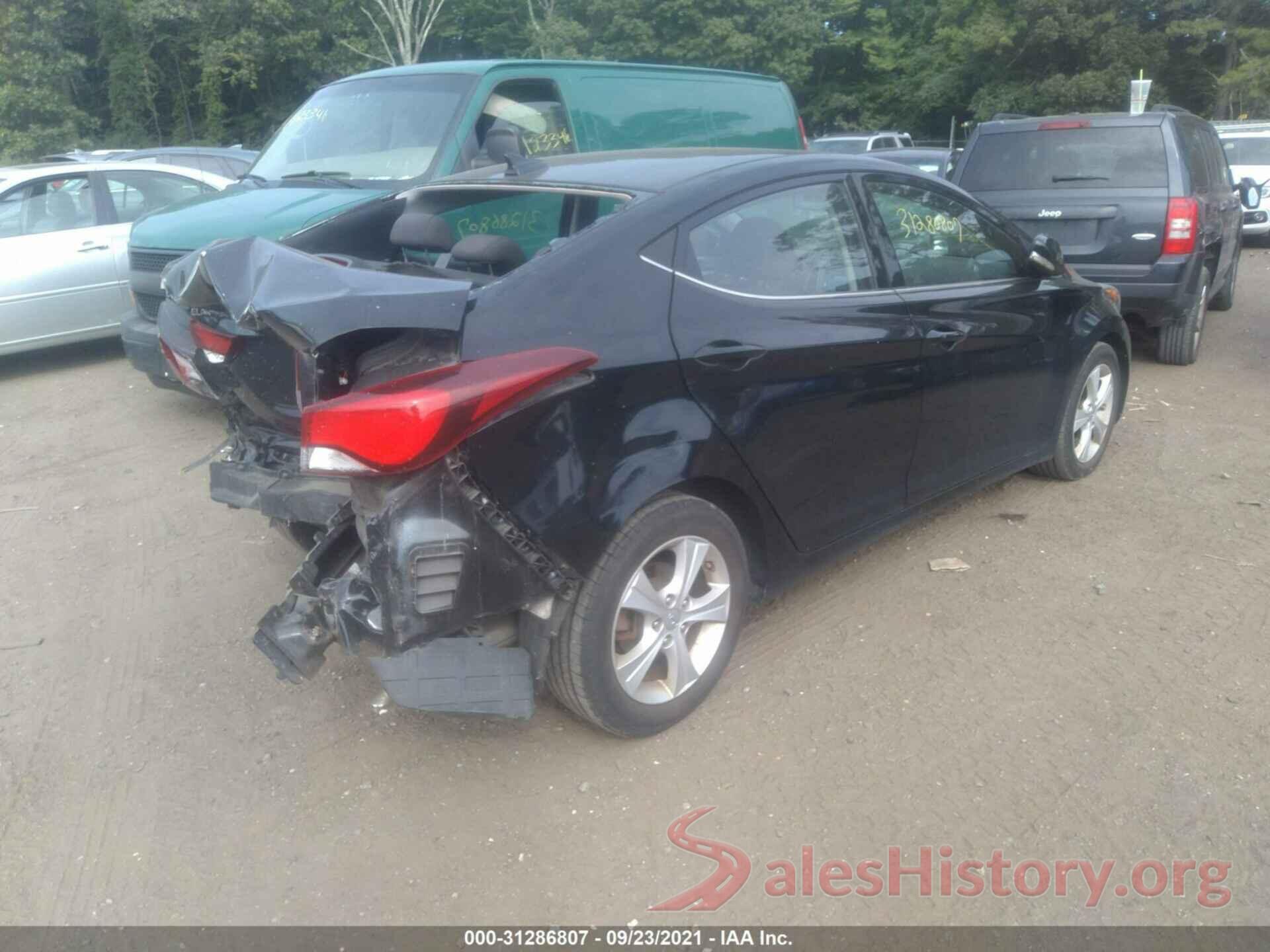 KMHDH4AE0GU592994 2016 HYUNDAI ELANTRA