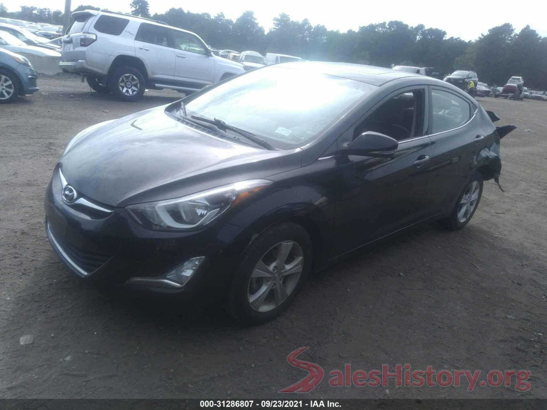 KMHDH4AE0GU592994 2016 HYUNDAI ELANTRA