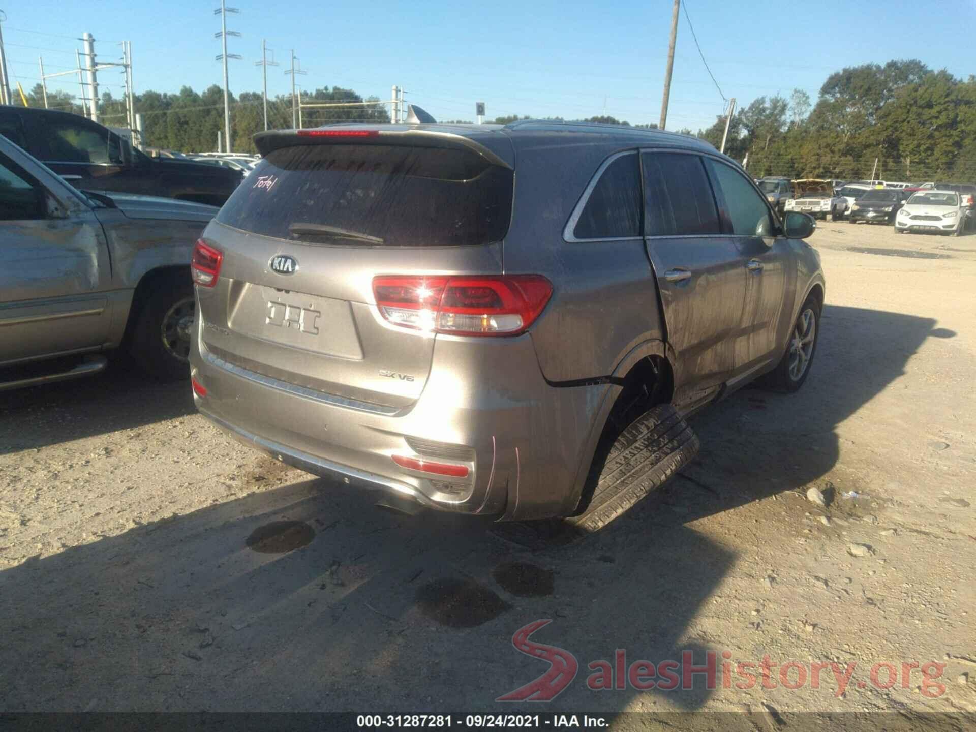 5XYPK4A50HG308866 2017 KIA SORENTO