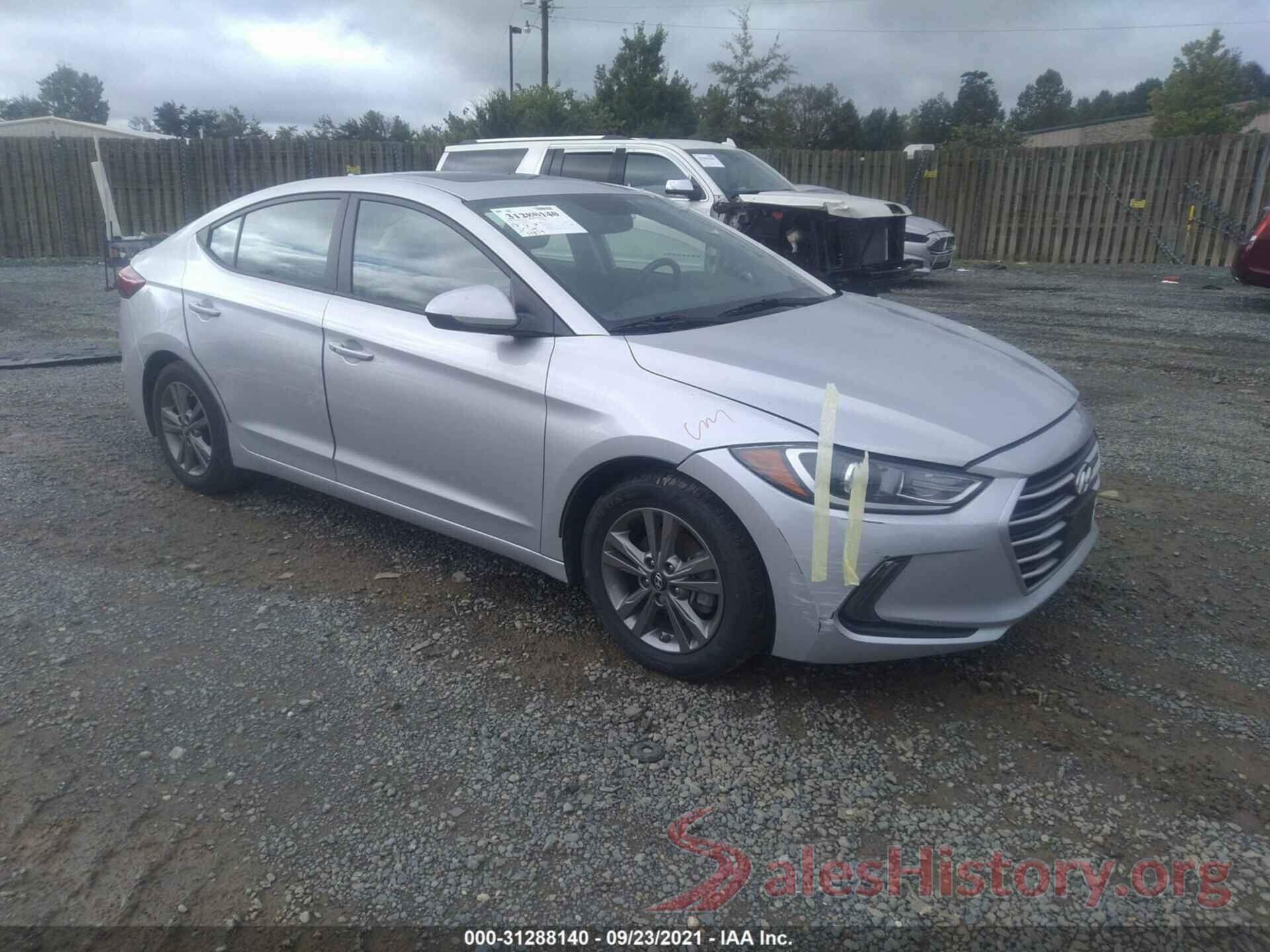 5NPD84LF7JH392044 2018 HYUNDAI ELANTRA